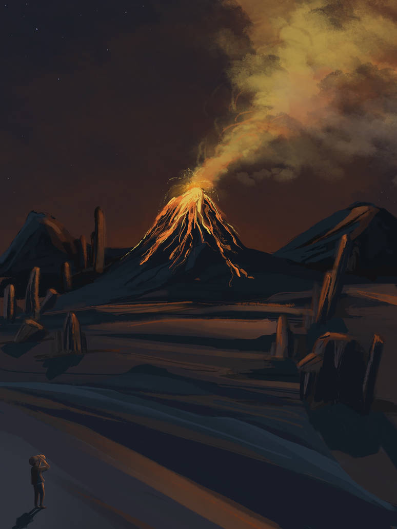 Volcano Deviantart Volcano by karismartz on DeviantArt