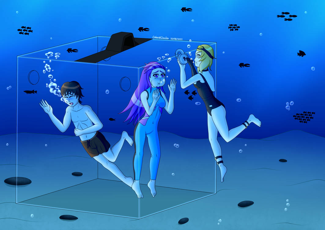 Trapped In Glass Trapped in a Glass Box by CobaltGlacier on DeviantArt