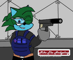 Mike The Hedgehog as a GUN Recruit