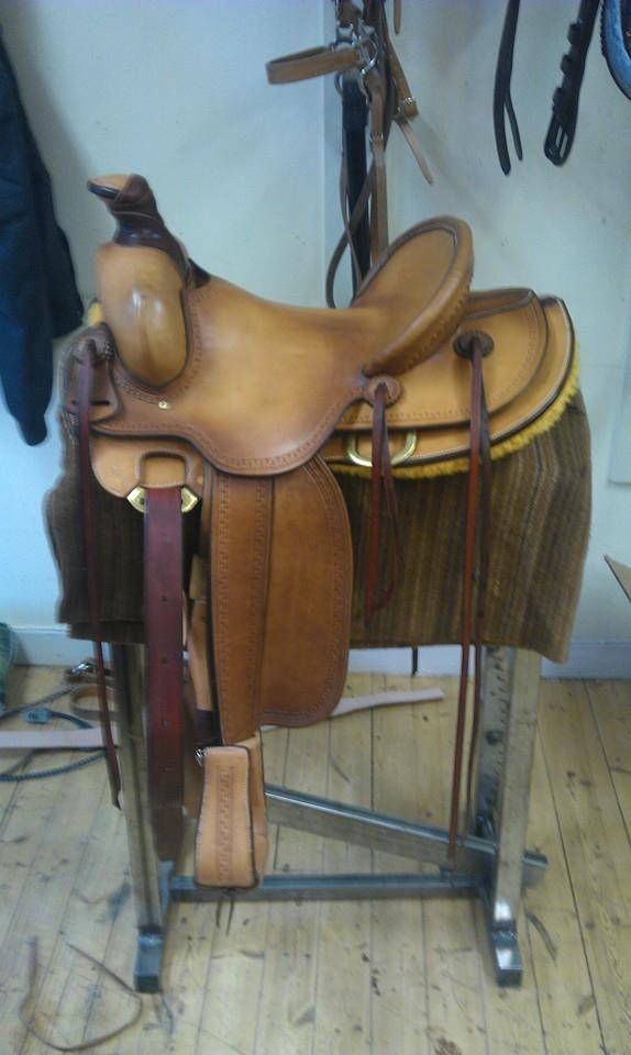 Ranch-saddle finished