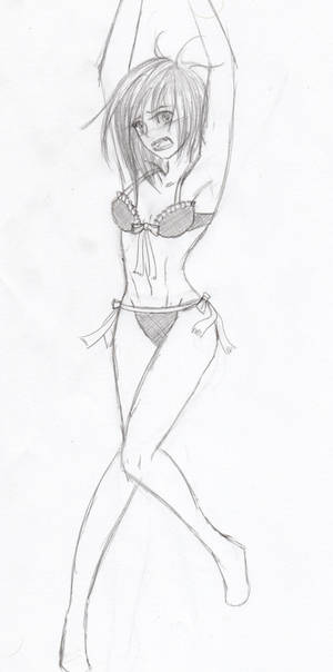 Asami en bikini