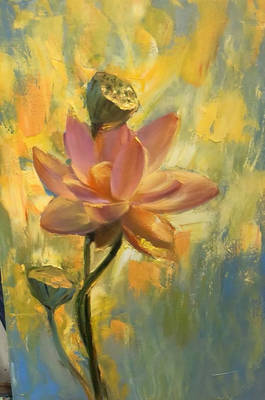 My hot lotus in oil