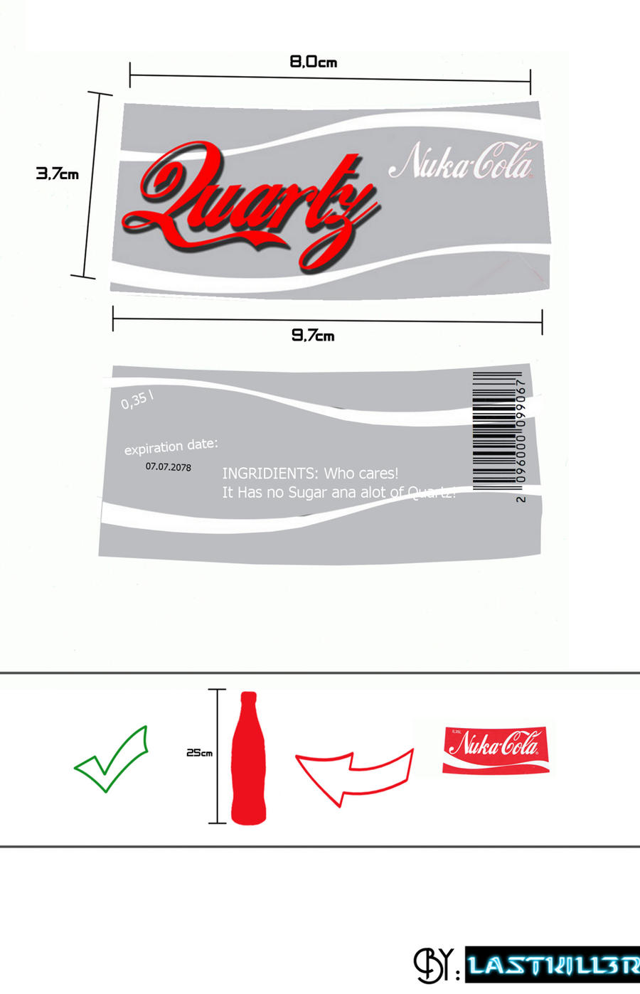 Nuka Cola Quartz label by lastkill3r on DeviantArt