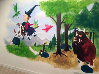 Axel Scheffler Style Mural