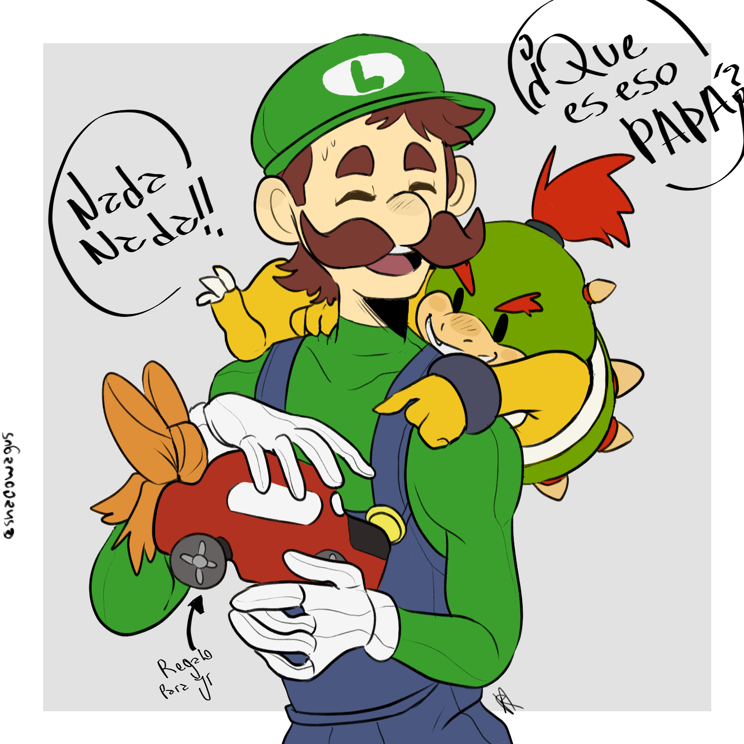 Papa Luigi by shadowagus on DeviantArt