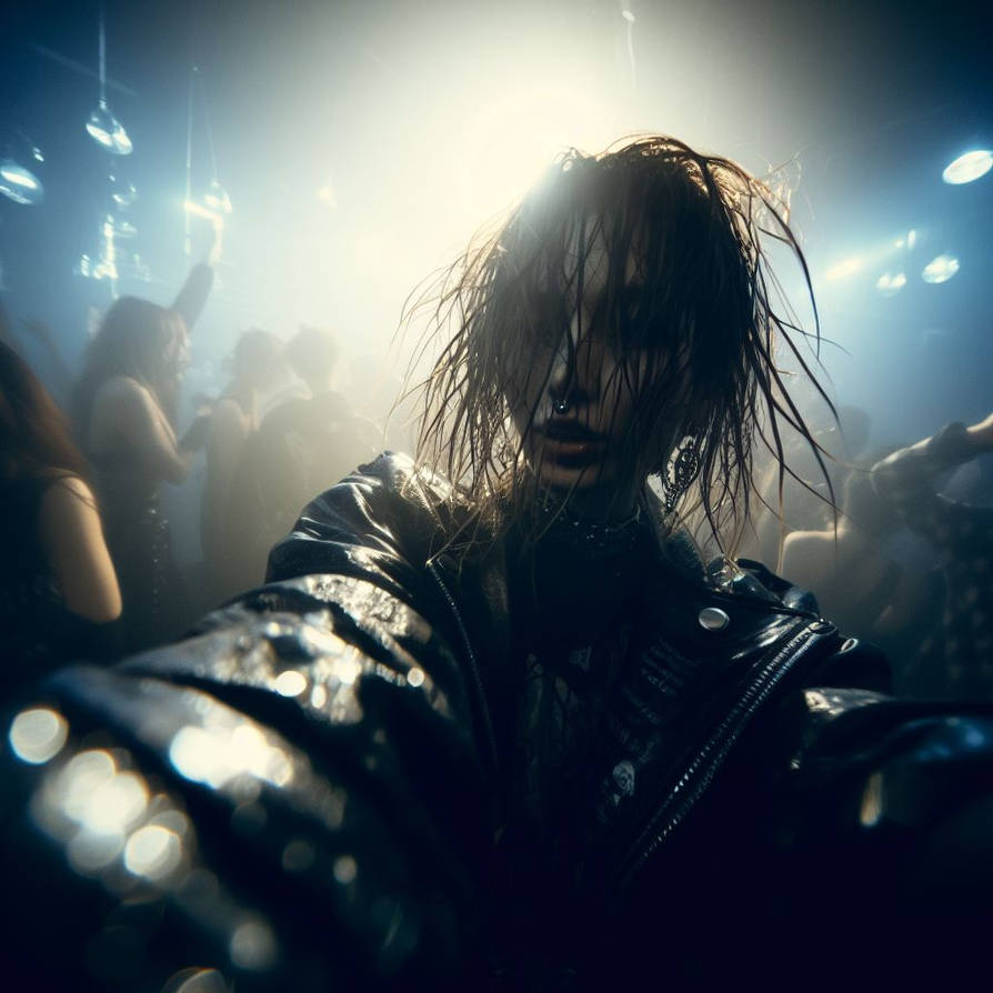 Pierced punk/goth chick at rave #9 by Wicke2D on DeviantArt