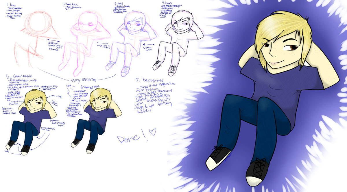 My Art Process by superultramegatrash on DeviantArt