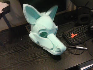 WIP My fursuit head