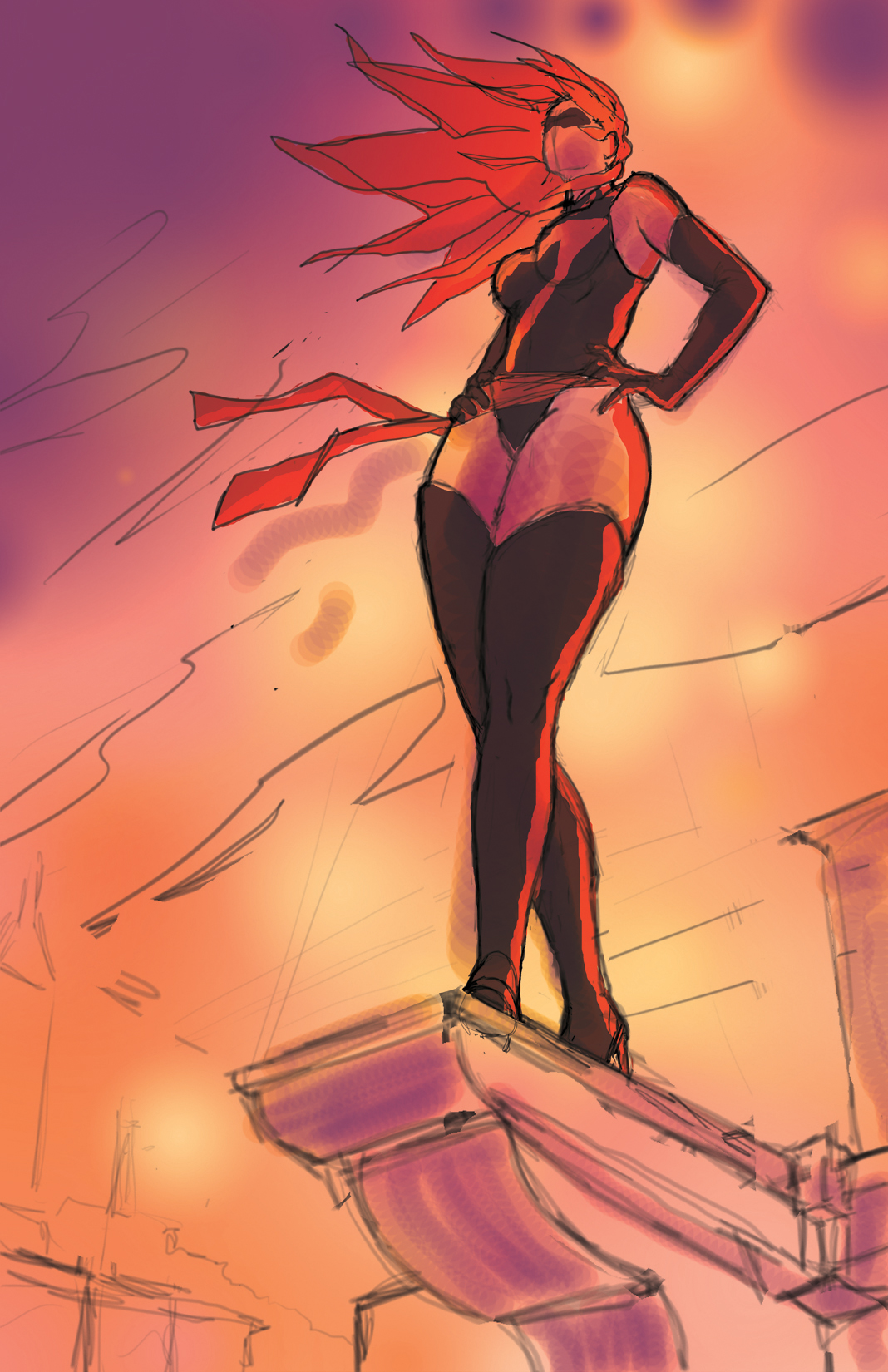 Ms. Marvel - Sketch 2