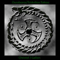 Ouroboros/Triskelion Tattoo