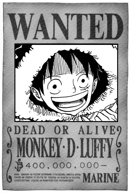 Wallpaper Monkey D Luffy Wanted Poster Wanted Poster One Piece.