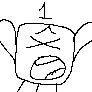 123 Numbers Crying Numberblocks - One Crying Emoji by FirefredAndArt on DeviantArt