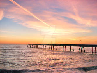 Setting on the Pier