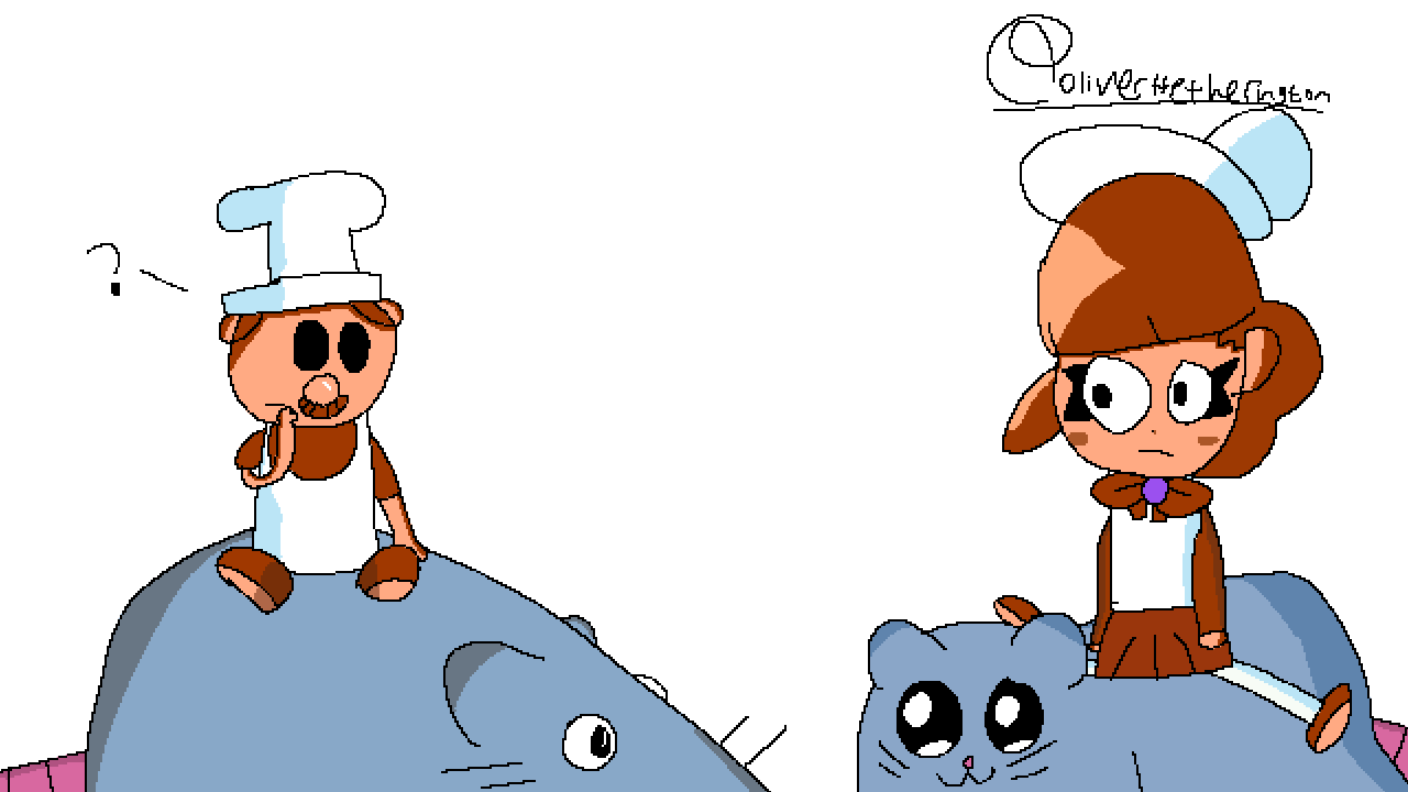 Gustavo Brick meet Gustava Renga (Pizza tower) by OliverHetherington on ...