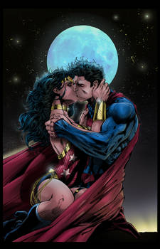 Superman_Wonder Woman....the kiss