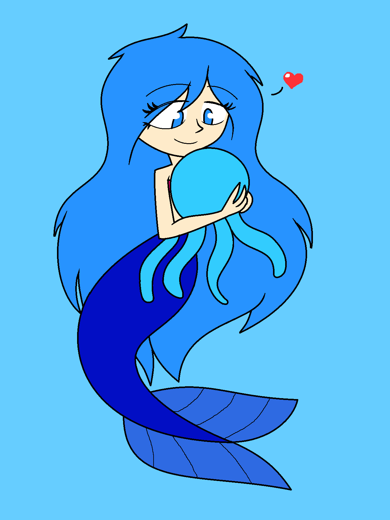 Hugging Octopus Mermay 2025 #9- hugging a cute octopus by ariannagirlfanatic14 on ...