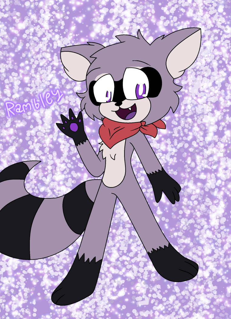 rambley the raccoon! {My first fanart LOL} by ariannagirlfanatic14 on ...