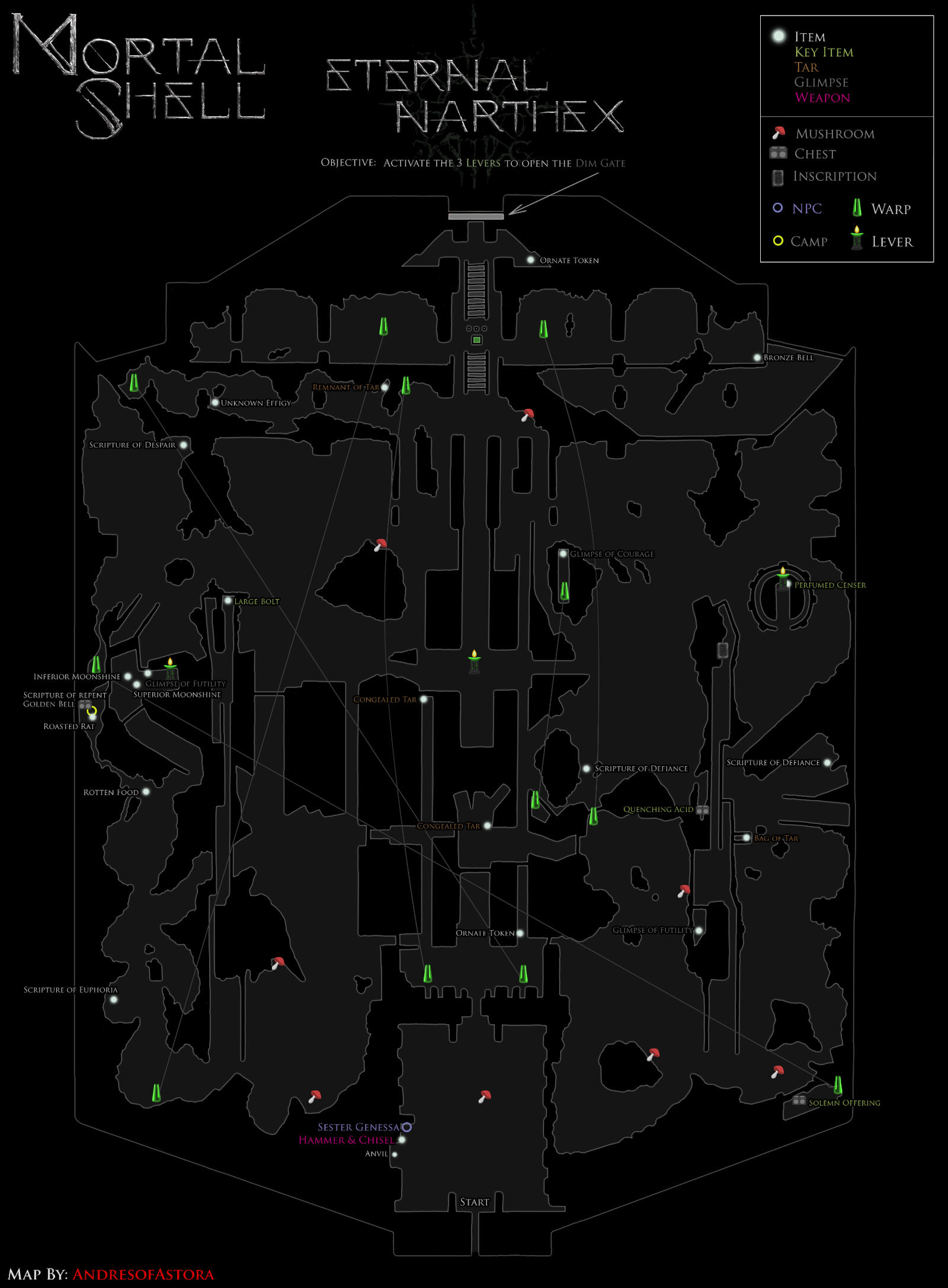 Eternal Shell Mortal Shell Maps - Eternal Narthex by spencerandres001 on DeviantArt