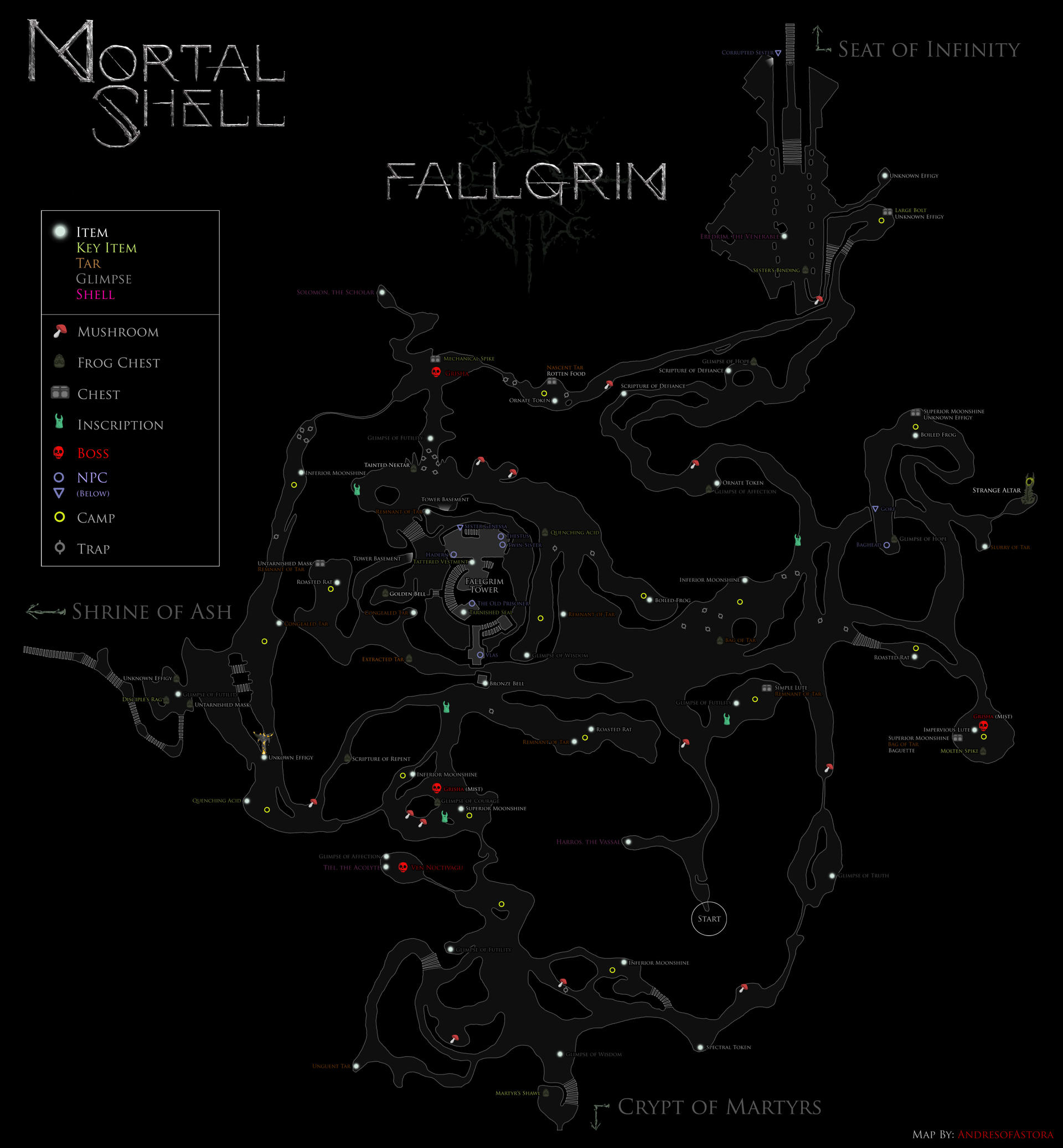 Mortal Shell Map - Fallgrim by spencerandres001 on DeviantArt