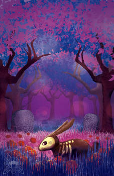 Halloween/Day of the Dead Bunny