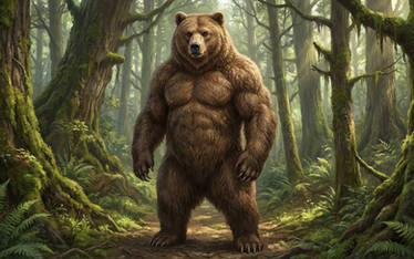 Werebear Size Example Werebear by CyberCreations1987 on DeviantArt