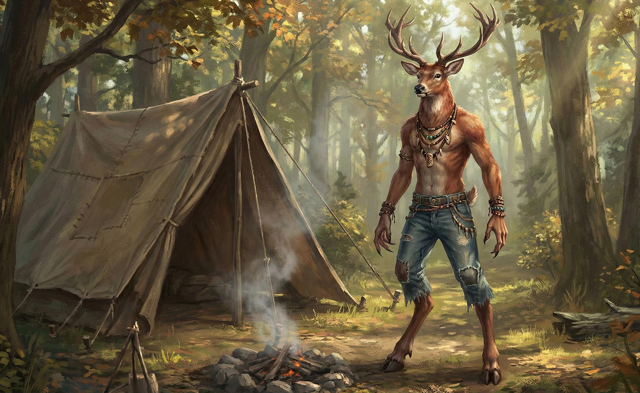 Deer Using Computer Anthro Deer by CyberCreations666 on DeviantArt