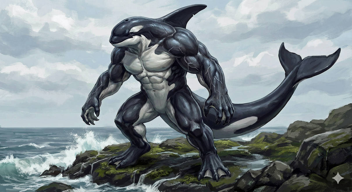 Werewolf Orca Wereorca by CyberCreations666 on DeviantArt
