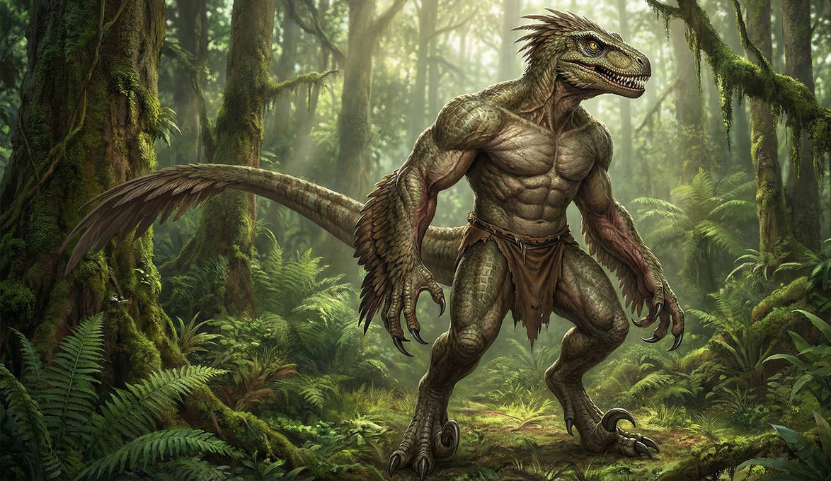Anthropomorphic Raptor Front View Anthro Utahraptor by CyberCreations1987 on DeviantArt