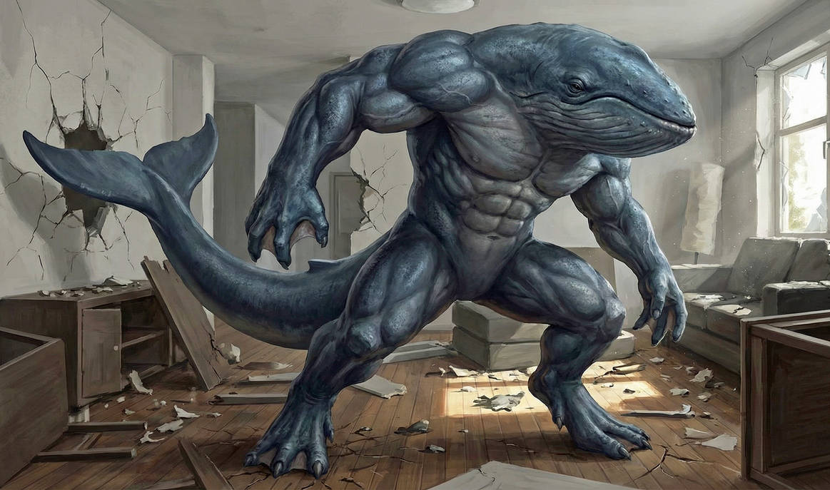 Werewolf Orca Werewhale by CyberCreations1987 on DeviantArt