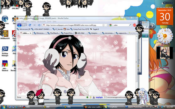 Bleach shimeji - Kuchiki Rukia