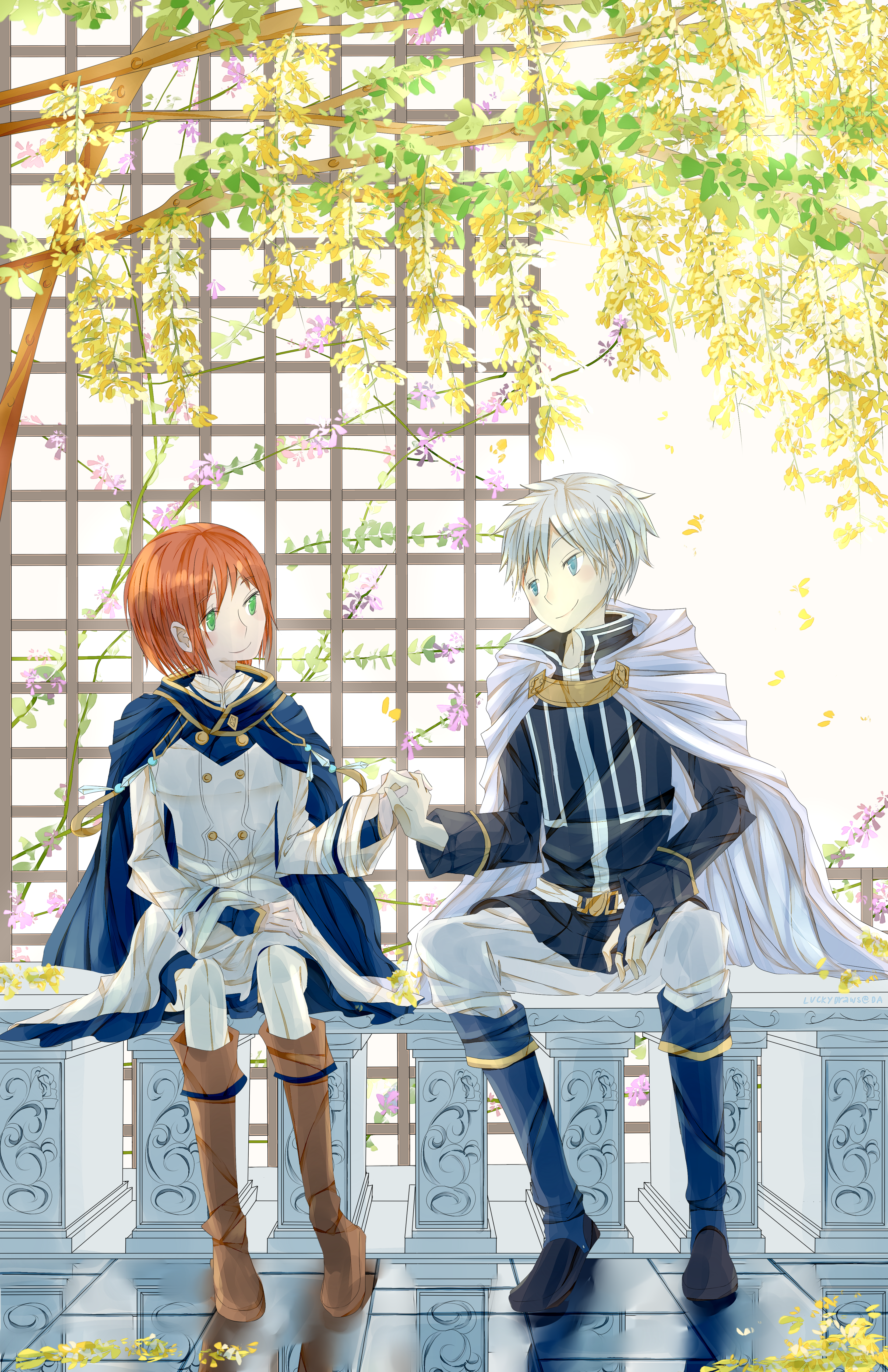 Shirayuki And Zen By Luckydraws On Deviantart