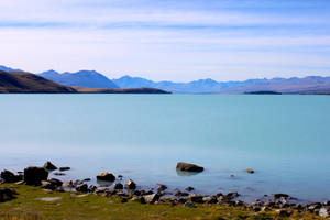 Lake Edge in Blue