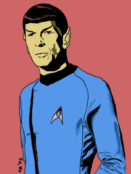 Quickly-drawn Spock