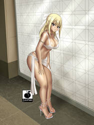 Lucy Heartfilia white dress