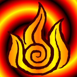 Fire Nation Symbol Background