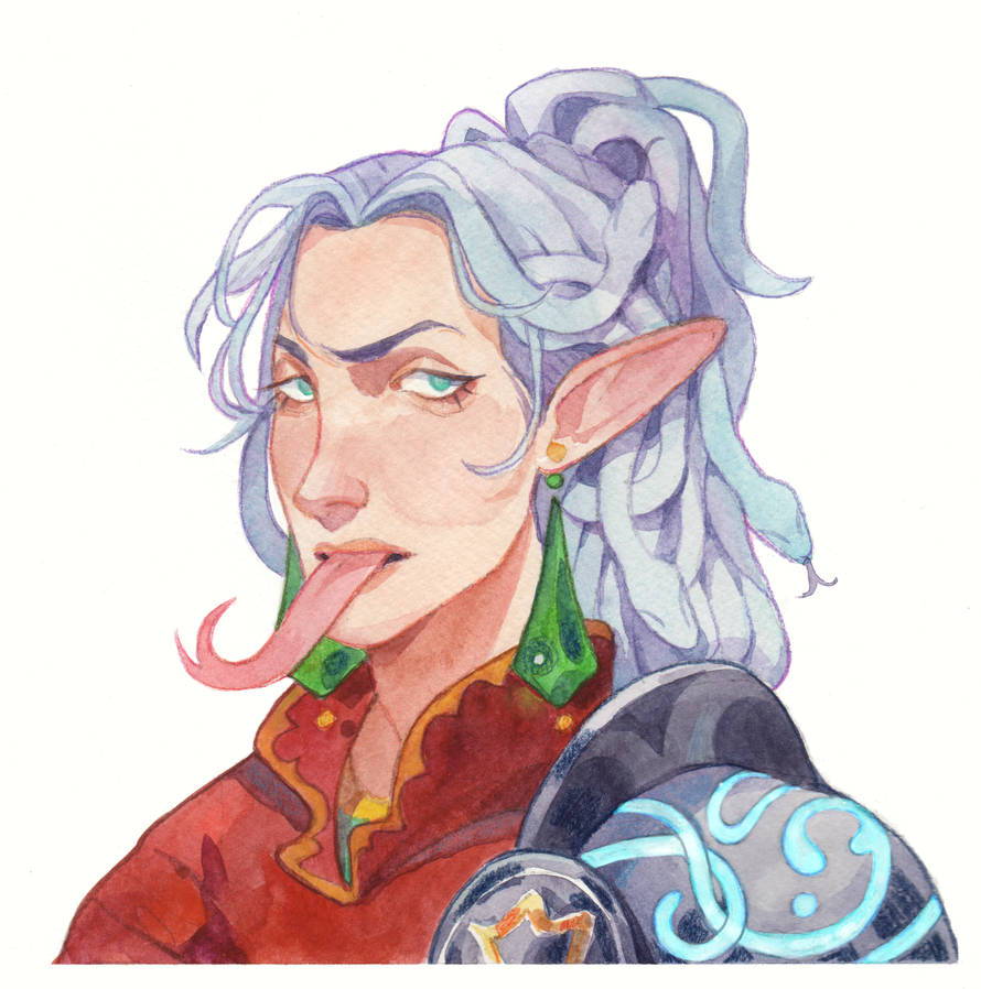 Buff Elf Portrait Elf portrait by RedlyJester on DeviantArt