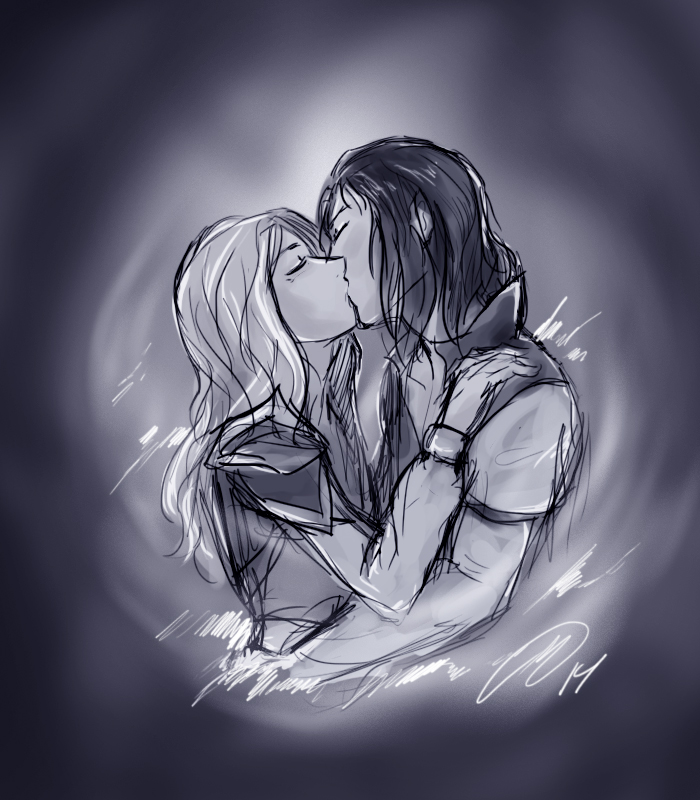 Rough drawing - Jaina and Kalecgos