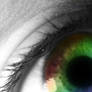 Pretty Rainbow Eye