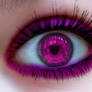 Intense Pink heart eye 2