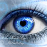 Blue Heart Eye