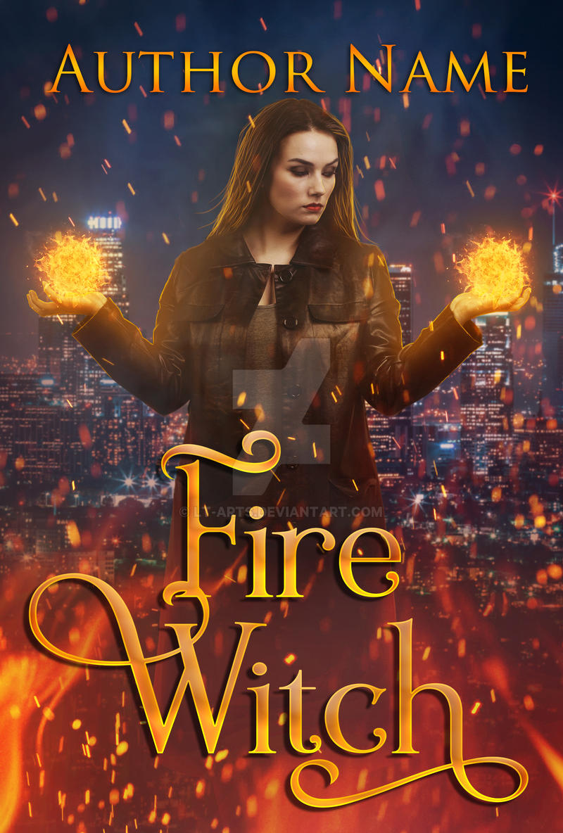 Fire Witch - Premade Book Cover