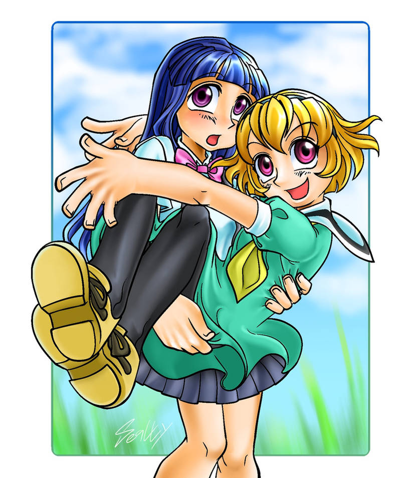 Seto Rika Funny Satoko and rika being silly by erhserj on DeviantArt