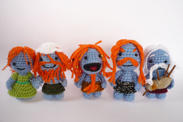 Wee Free Men (and woman) by LunasCrafts