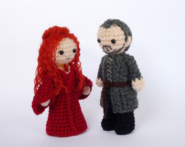 Melisandre and Stannis by LunasCrafts