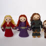 Cersei, Sansa, Arya and the Hound