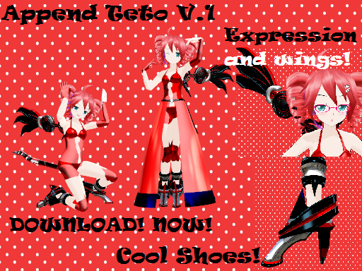 MMD Teto Append DOWNLOAD by Flonneko