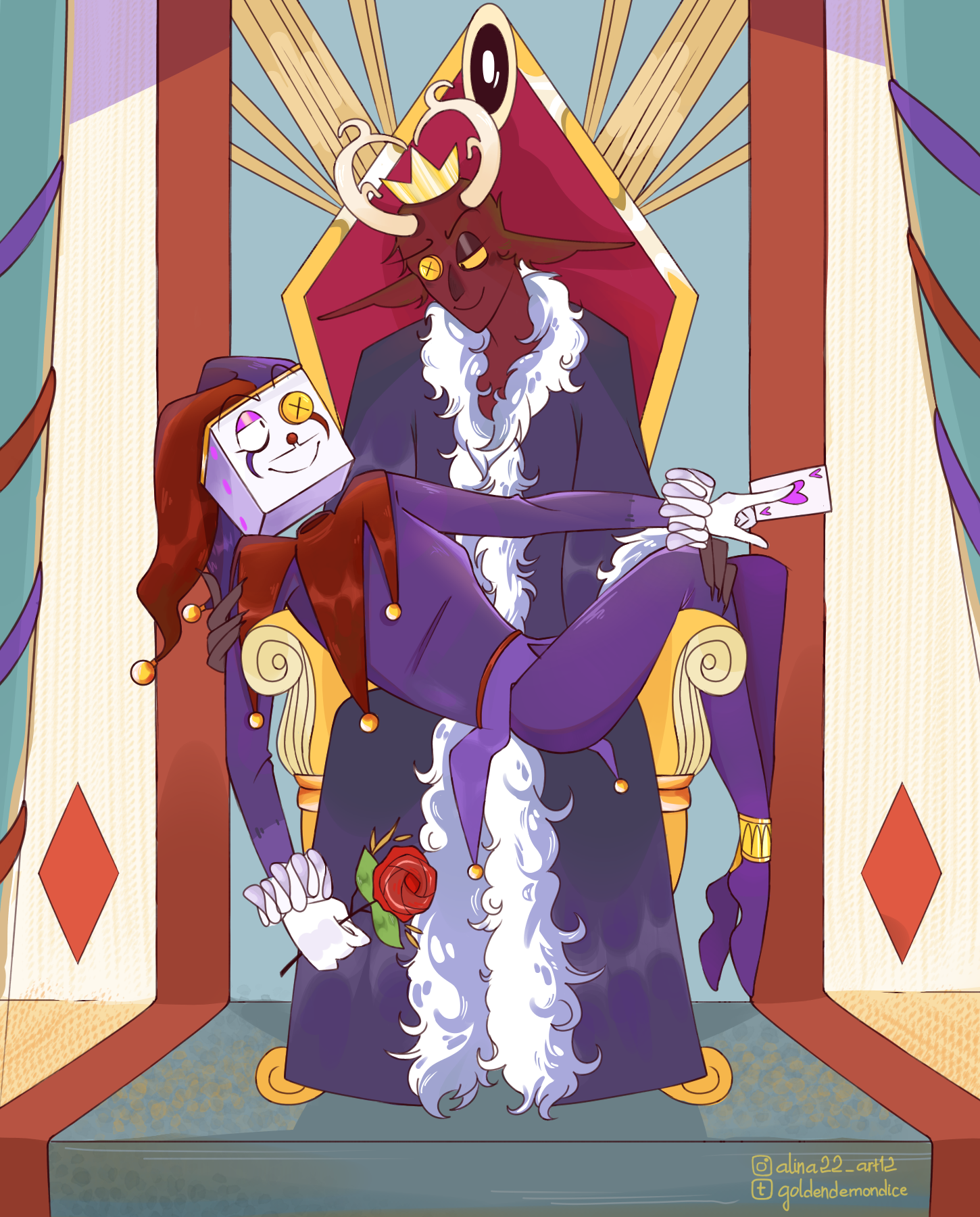 Cuphead: King Dice by Miss-Psyson on DeviantArt