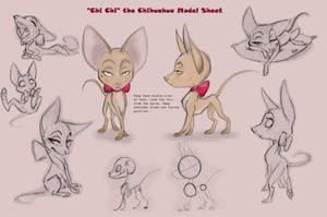 Chihuahua model sheet