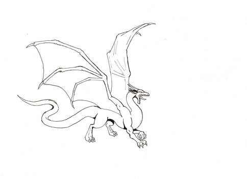 Dragon Lineart