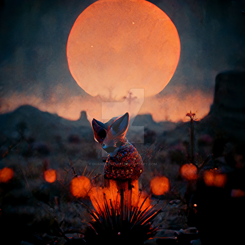 Duane Boogey Deviantart Fox Cosmic Canyon Harvest Moon by duanearmix007 on DeviantArt